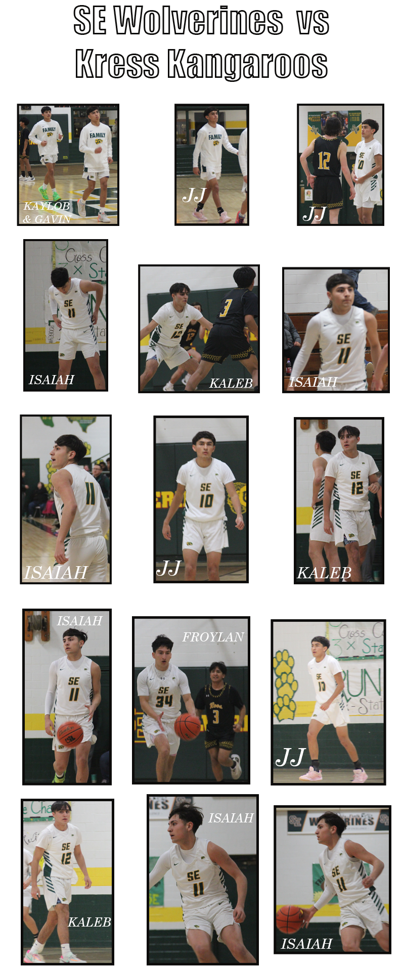 SpringlakeEarth High School Wolverines Vs. Kress